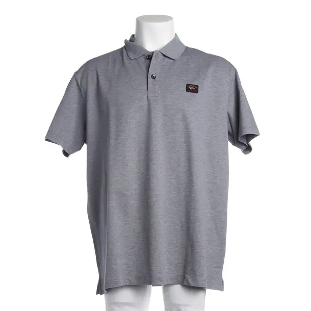 Poloshirt, in Grau, Baumwolle, Paul & Shark