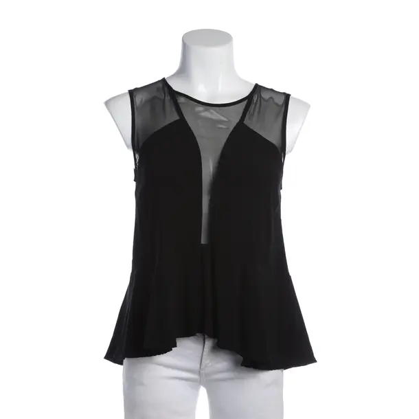 Blouse in Black, Polyimide, Sandro