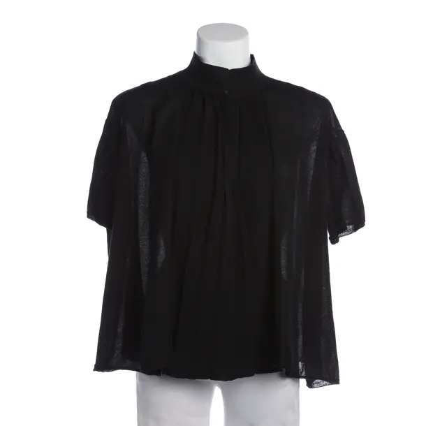 Bluse in Schwarz, Baumwolle, Emporio Armani