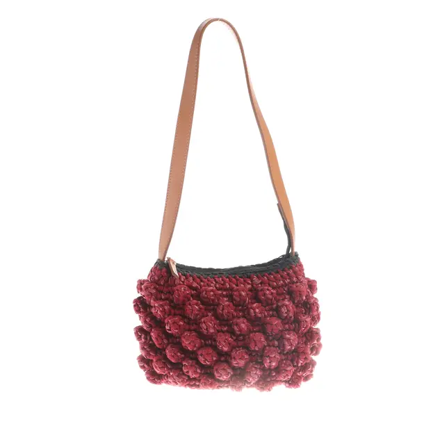 Handtasche in Rot, Baumwolle, Missoni