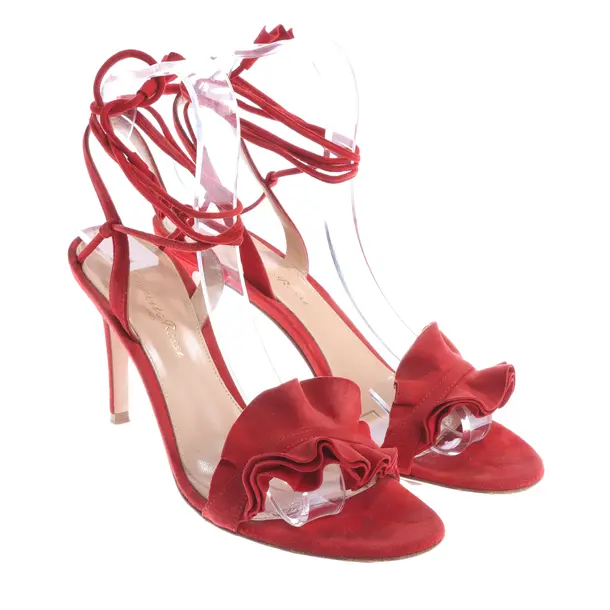 Sandaletten in Rot, , Gianvito Rossi