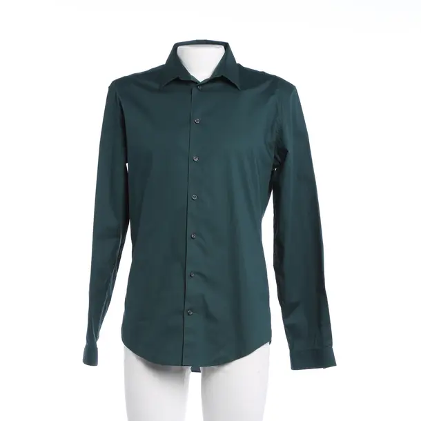 Shirt, in Dark Green, Cotton, Drykorn