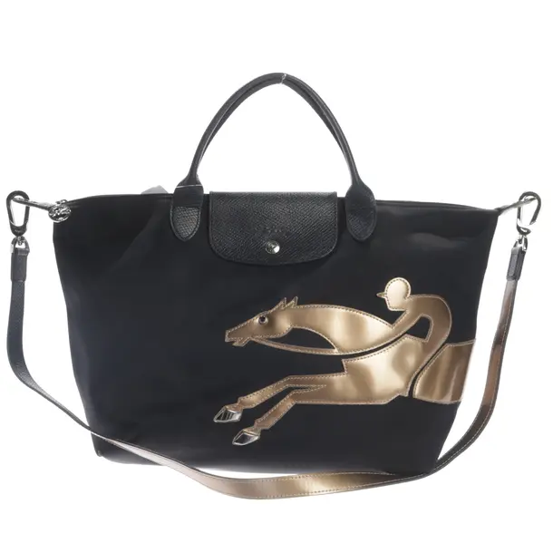 Handtasche, in Schwarz, Polyamid, Longchamp