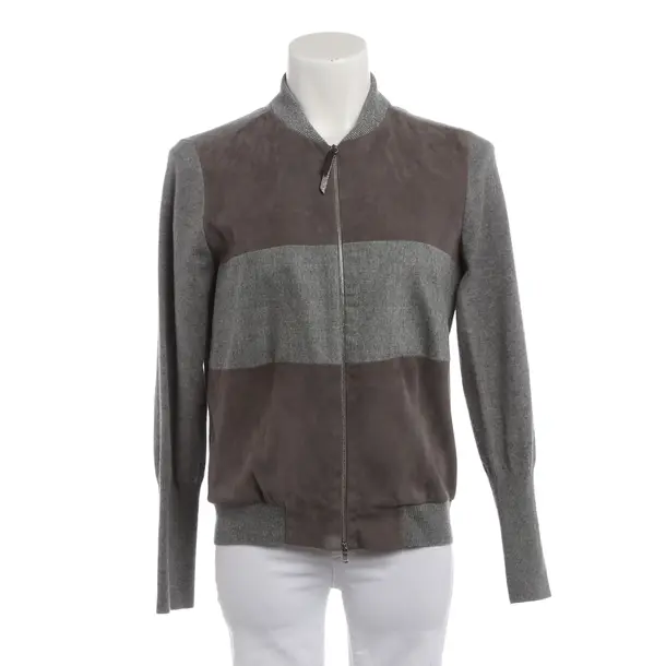 Summer Jacket, in Gray, Cotton, Fabiana Filippi