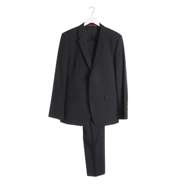 Suit, in Black, Wool, Hugo Boss