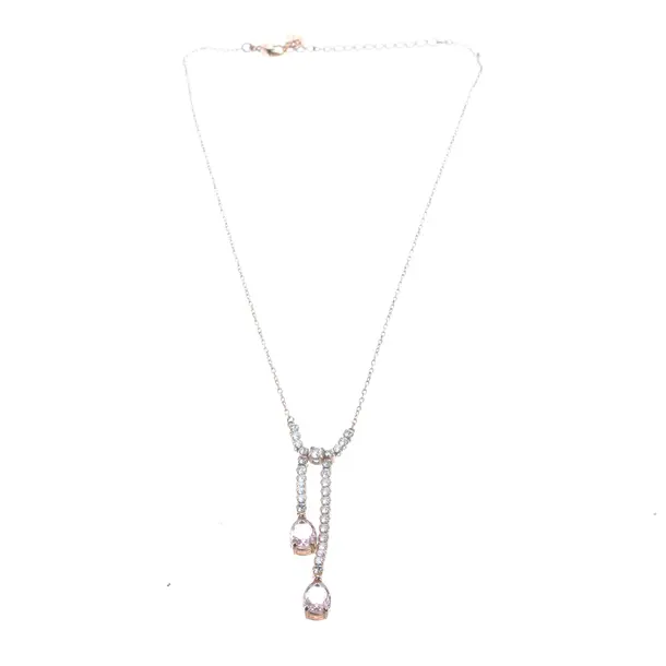 Halskette, in Gold, Metall (metallisch, metallisiert), Swarovski