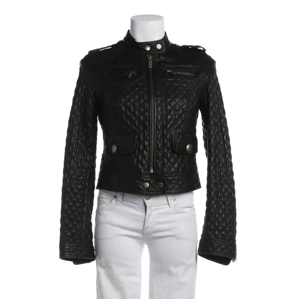 Lederjacke, in Schwarz, Leder, Sem Per Lei.