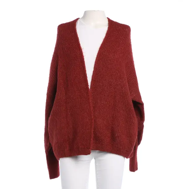 Cardigan, in Red, Wool, American Vintage