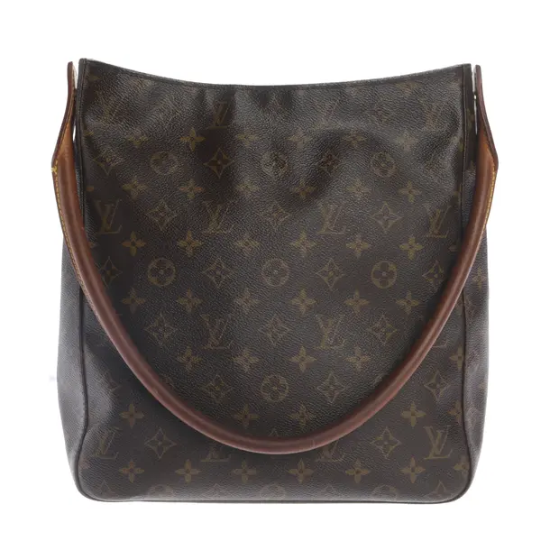 Schultertasche, in Dunkelbraun, Canvas, Louis Vuitton