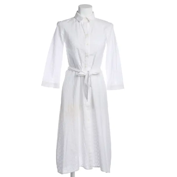 Abito, in Bianco, Cotone, Dipendente