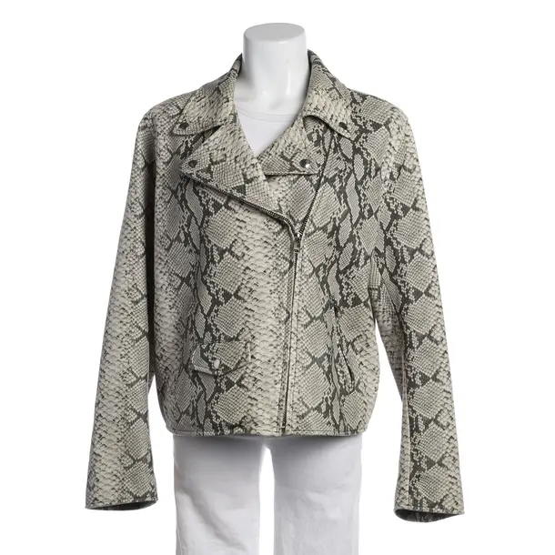 LeatherJacket, in Cream, Leather, Escada