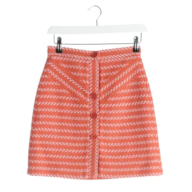 Skirt, in Dark Orange, Acrylic, Maje