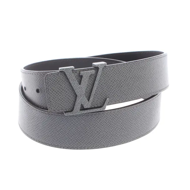 Belt, in Gray, Leather, Louis Vuitton