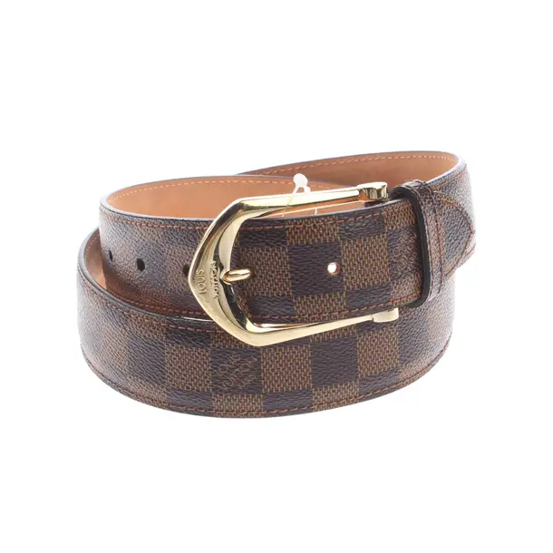 Belt, in Brown, Leather, Louis Vuitton