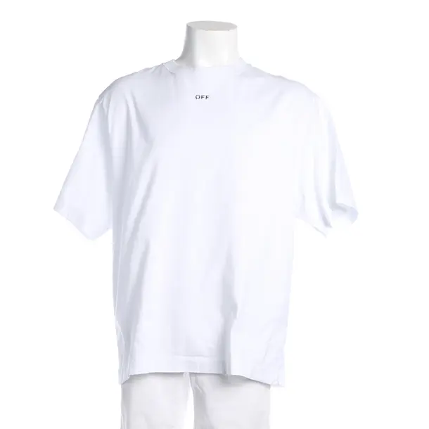 T-Shirt, in White, Cotton, Off-White