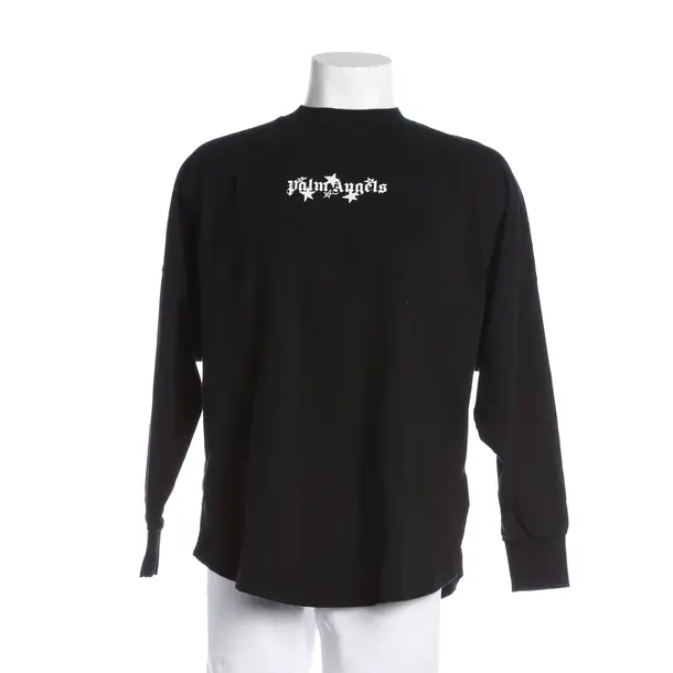 Longsleeve, in Schwarz, Baumwolle, Palm Angels