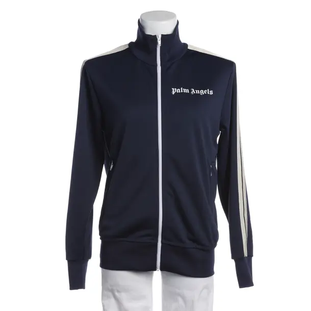 Zip-up Hoodie, in Navy, Polyester, Palm Angels
