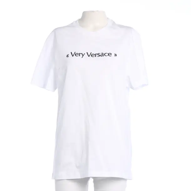 Shirt, in White, Cotton, Versace