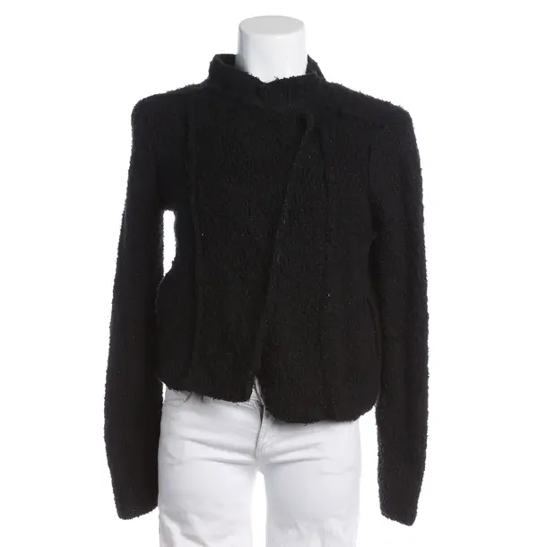 Cardigan, in Black, Cotton, Maje