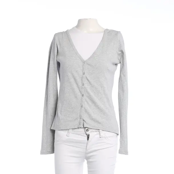 Strickjacke, in Grau, Baumwolle, Gant