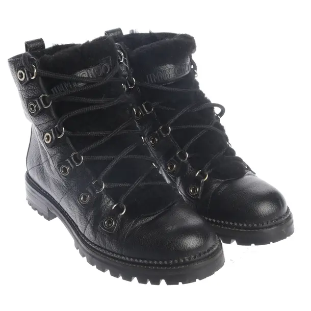 Boots, in Black, Jimmy Choo