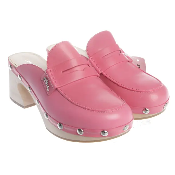 Longchamp Hohe Pantoletten EUR 38 Rosa - Rosa - - Pre-Loved Designer Fashion - Longchamp Second Hand Designer Shop