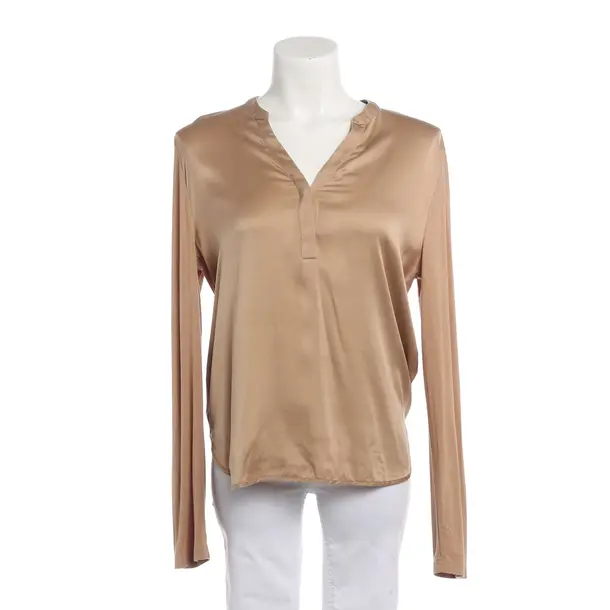 Blouse, in Light Brown, Silk, Herzensangelegenheit