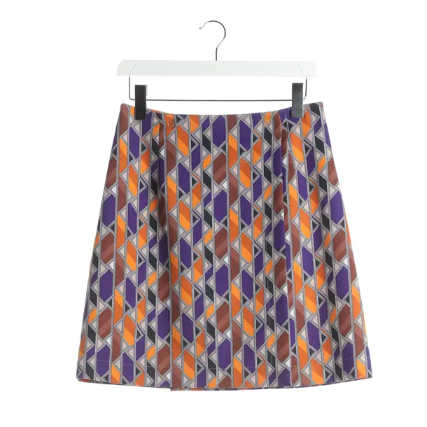 Skirt, in Multicolored, Polyester, Sem Per Lei.