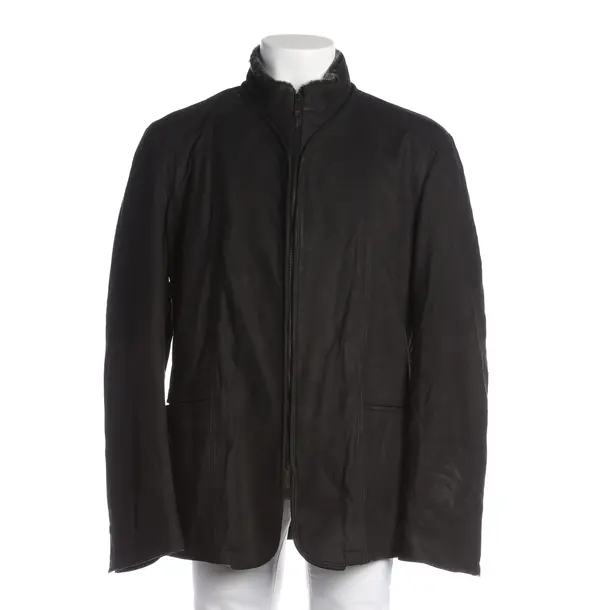 Lederjacke, in Schwarz, Leder, Armani Collezioni