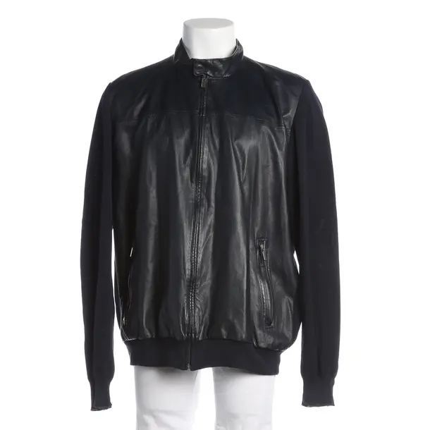 Lederjacke, in Navy, Leder, Paul & Shark