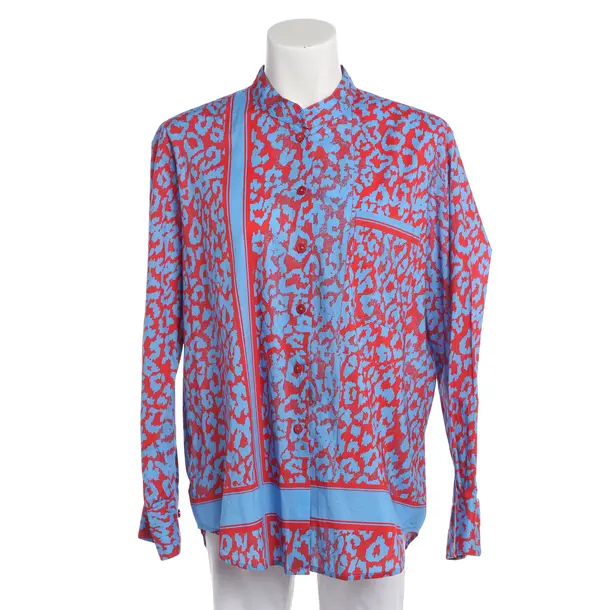 Blouse, in Blue, Cotton, Steffen Schraut