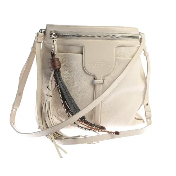 Handtasche, in Beige, Leder, Tod´s