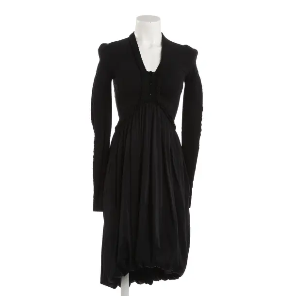 Dress, in Black, Cotton, High Use
