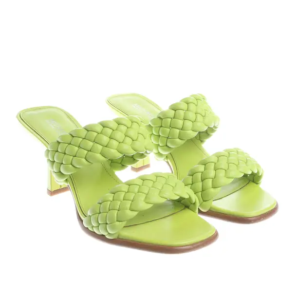 Heeled Sandals, in Neon Green, Michael Kors