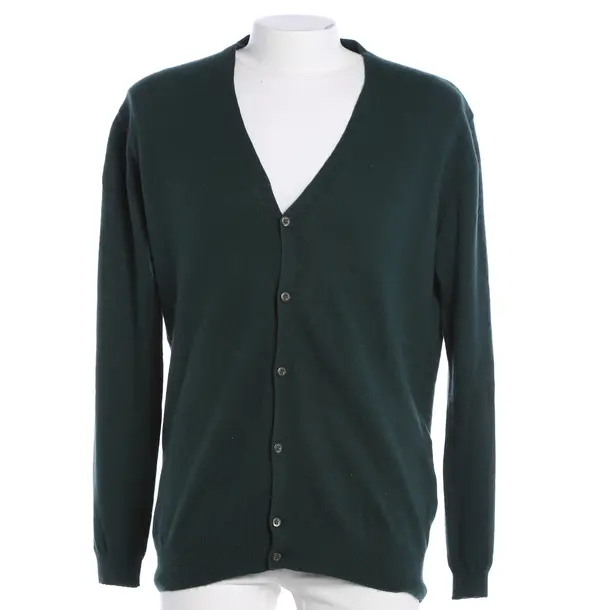 Strickjacke, in Grün, Baumwolle, Prada