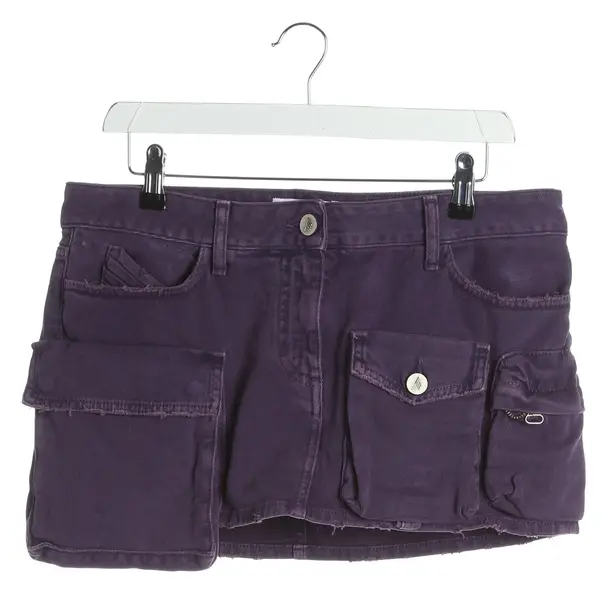 Skirt, in Purple, Cotton, The Attico