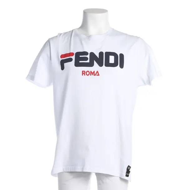 T-Shirt, in Mehrfarbig, Baumwolle, Fendi