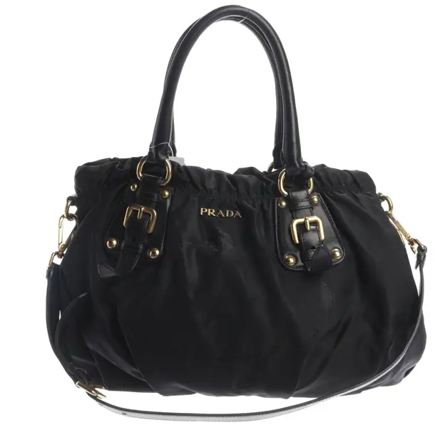 Handtasche, in Schwarz, Polyester, Prada
