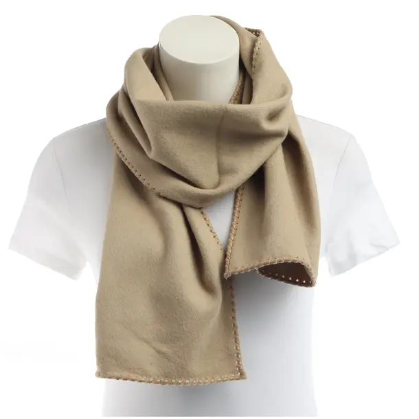 Schal, in Hellbraun, Wolle, Strenesse