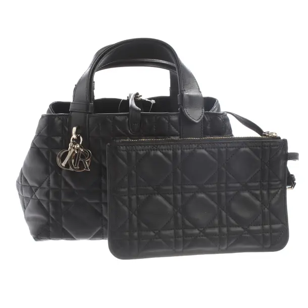 Handtasche, in Schwarz, Leder, Dior