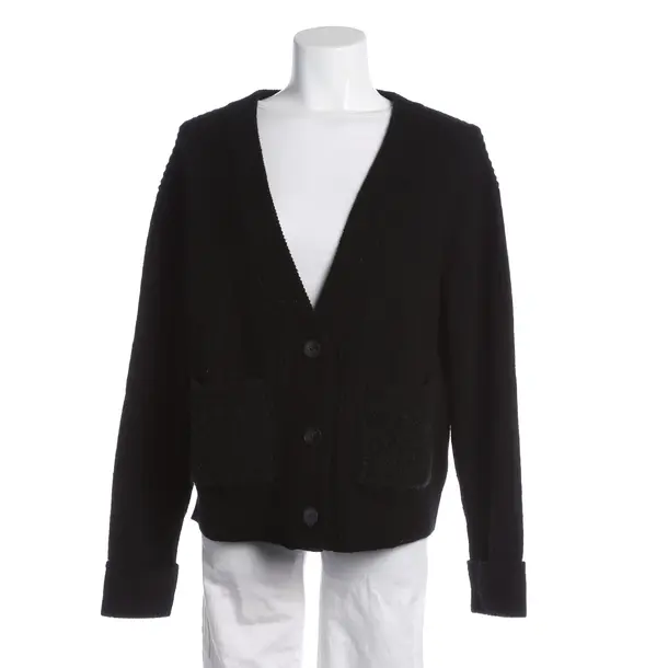 Strickjacke, in Schwarz, Wolle, Mrs & Hugs