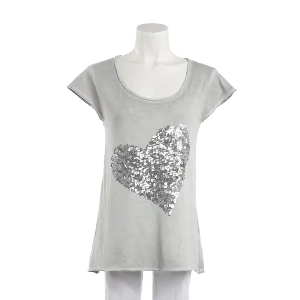 Shirt, in Gray, Cotton, Bloom