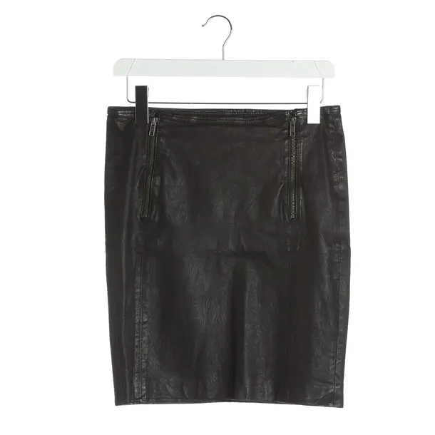 Skirt, in Black, Leather, Closed
