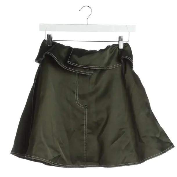 Skirt, in Green, Viscose, JW Anderson