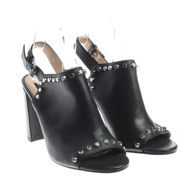 Heeled Sandals, in Black, Steffen Schraut