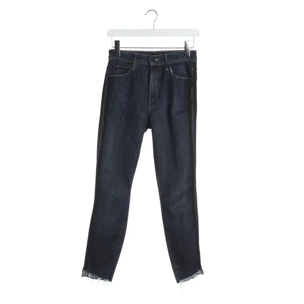Skinny Jeans, in Navy, Cotton, Mother