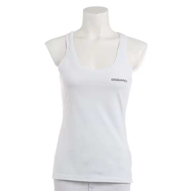 Top, in Weiß, Baumwolle, Dsquared