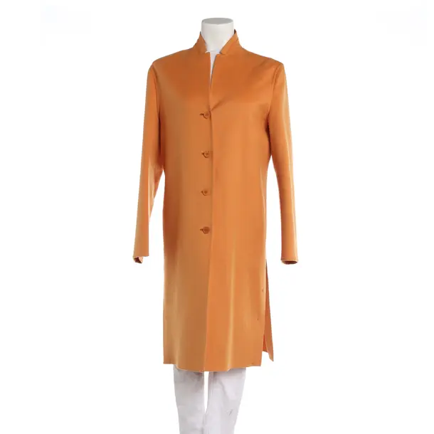 Mid-Season Coat, in Orange, Cashmere, Jil Sander