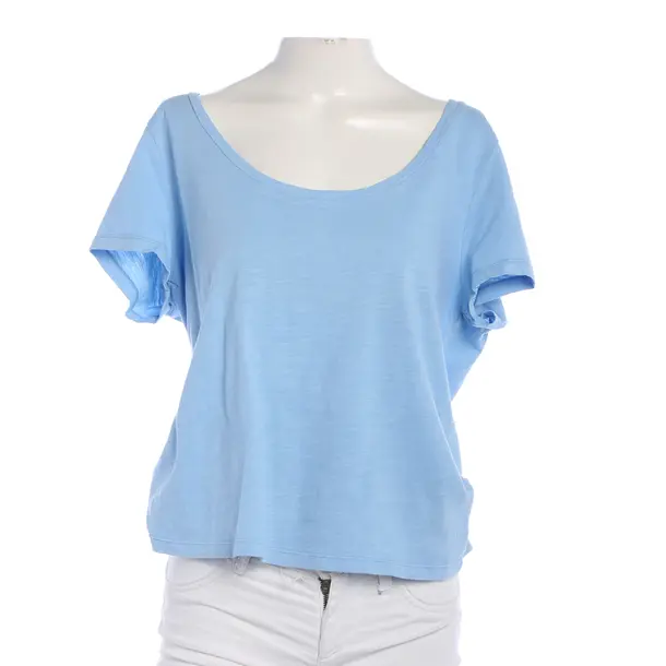 Shirt, in Hellblau, Baumwolle, Elias Rumelis