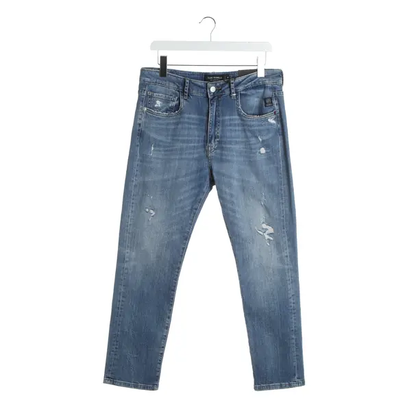 Jeans Straight Fit, in Blau, Baumwolle, Elias Rumelis